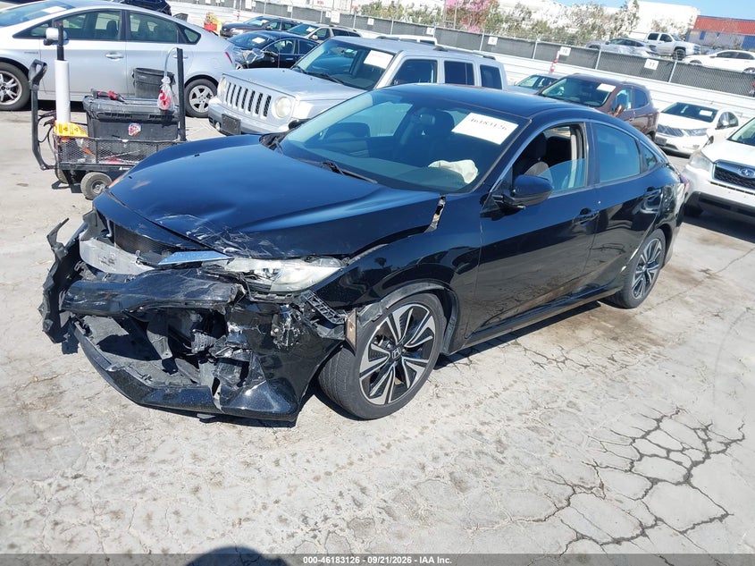 Vin: 2hgfc1f30gh639303, lot: 46682985, honda civic ex-t 20162