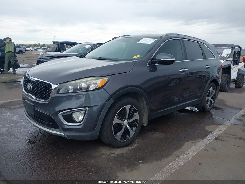 Vin: 5xyph4a5xgg038669, lot: 46682988, kia sorento 3.3l ex 20162