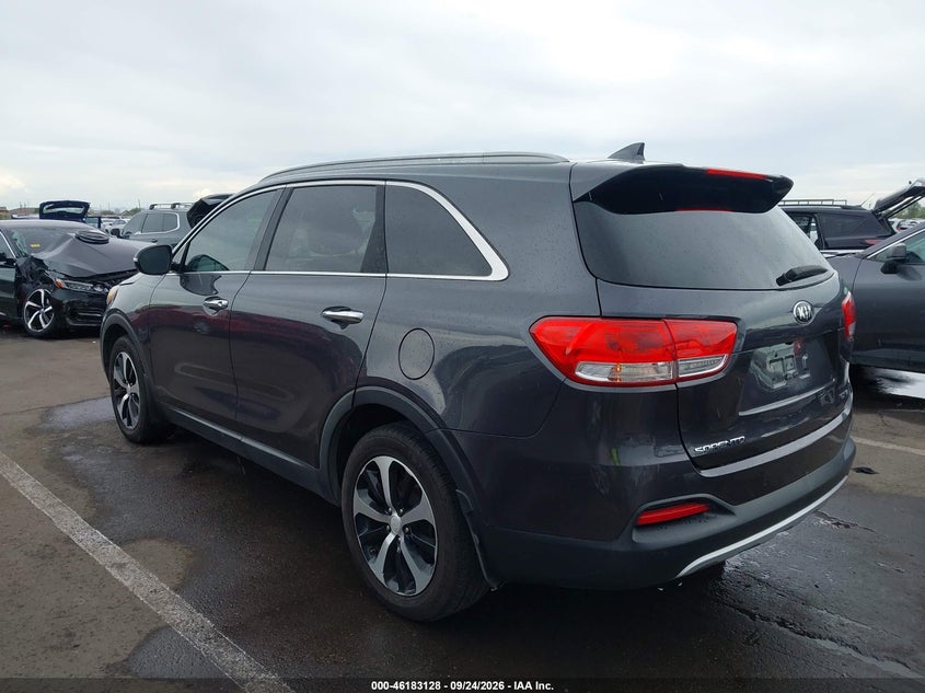 Vin: 5xyph4a5xgg038669, lot: 46682988, kia sorento 3.3l ex 20163