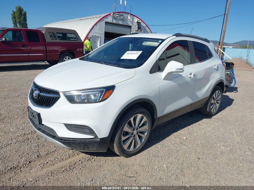 Vin: kl4cjasbxjb549848, lot: 46683010, buick encore preferred 20182