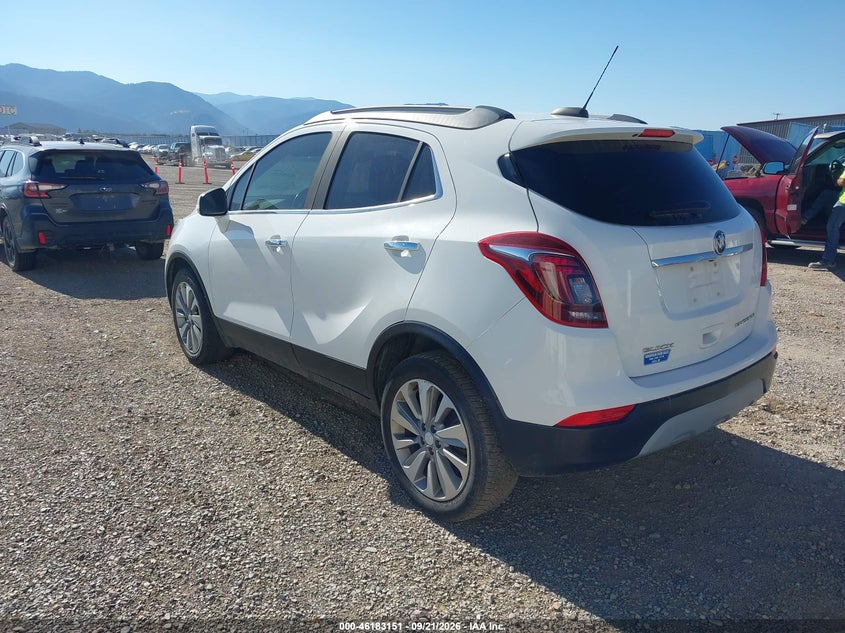 Vin: kl4cjasbxjb549848, lot: 46683010, buick encore preferred 20183