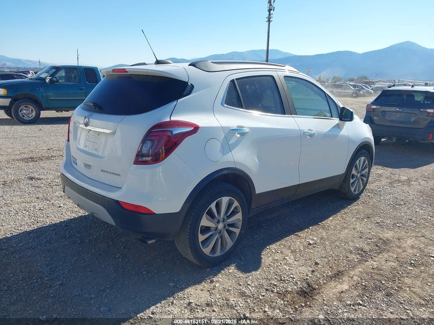 Vin: kl4cjasbxjb549848, lot: 46683010, buick encore preferred 20184