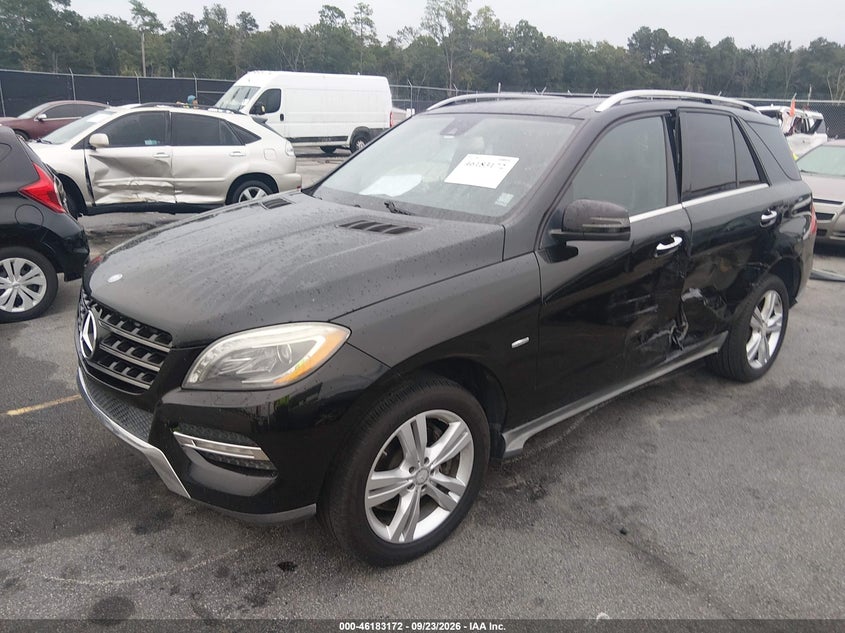 Vin: 4jgda5hb2ca072555, lot: 46683032, mercedes-benz ml 350 4matic 20122
