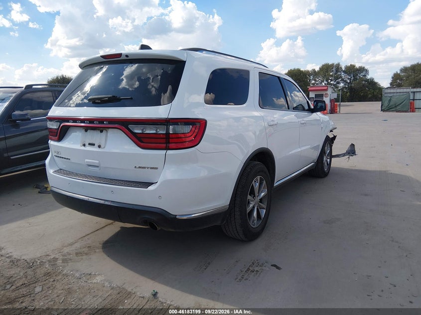 Vin: 1c4rdhdg5ec561348, lot: 46683059, dodge durango limited 20144