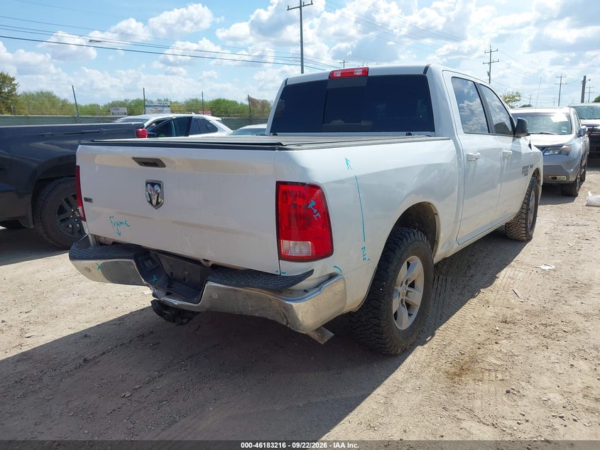 Vin: 3c6rr6lt4kg704536, lot: 46683076, ram 1500 classic slt  4x2 5'7 box 20194