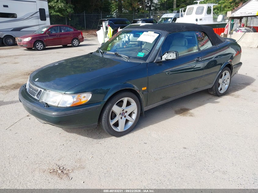 1998 Saab 900, Звичайний знос, IAAI, VIN YS3DF75N9W7006434 — фото 2