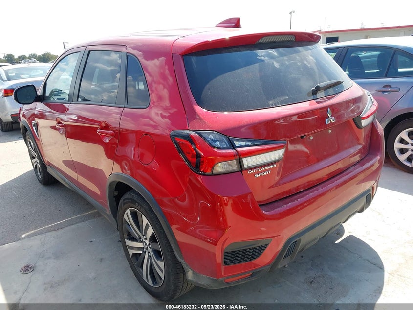 Vin: ja4aruau8su007321, lot: 46683092, mitsubishi outlander sport 2.0 es awc/2.0 le awc/2.0 s awc/2.0 se awc/2.0 trail edition awc 20253