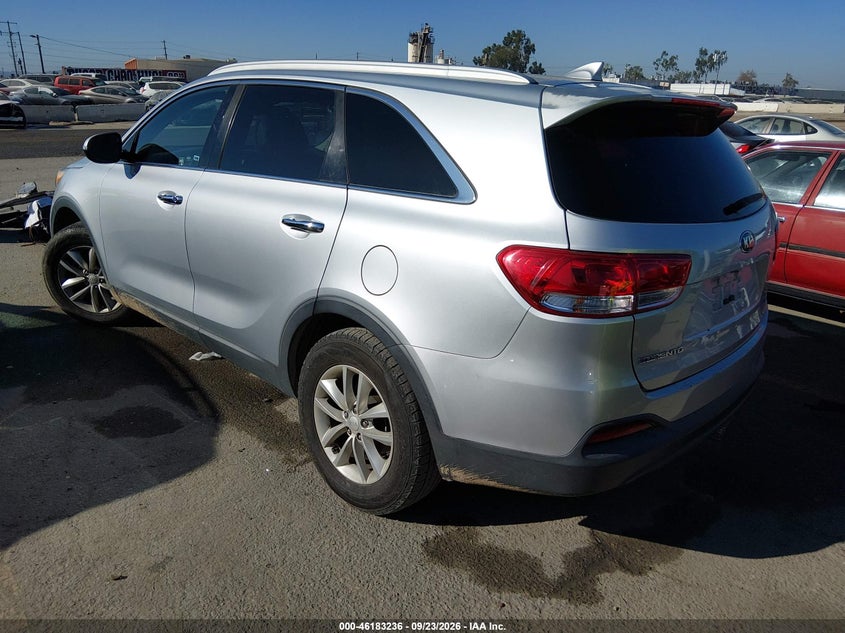 Vin: 5xypg4a34gg046879, lot: 46683095, kia sorento 2.4l lx 20163