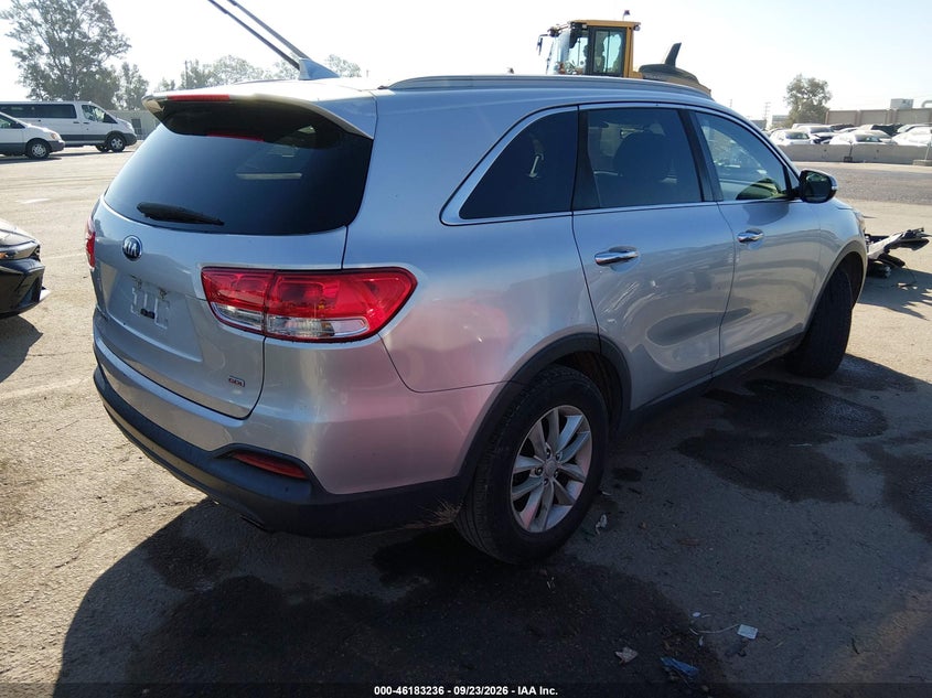 Vin: 5xypg4a34gg046879, lot: 46683095, kia sorento 2.4l lx 20164