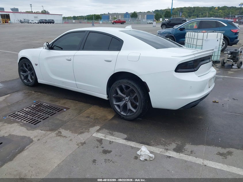 Vin: 2c3cdxct8jh173153, lot: 46683149, dodge charger r/t rwd 20183