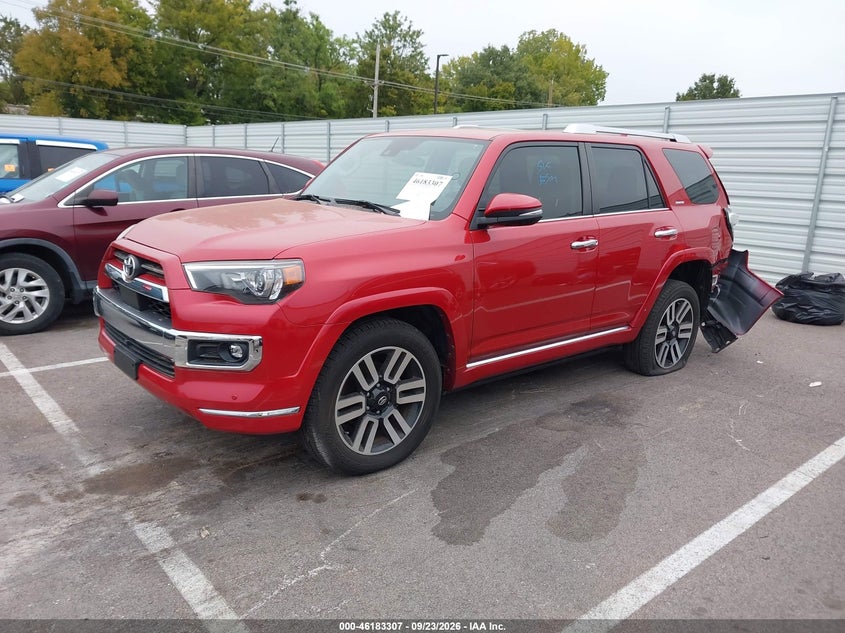 Vin: jteku5jr2n6018863, lot: 46683167, toyota 4runner limited 20222