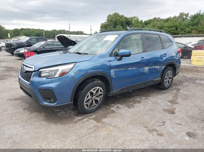 Vin: jf2skajc8mh515869, lot: 46683199, subaru forester premium 20212