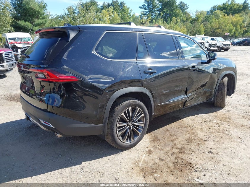 Vin: 5tdadab55ts028286, lot: 46683214, toyota grand highlander hybrid max platinum 20264