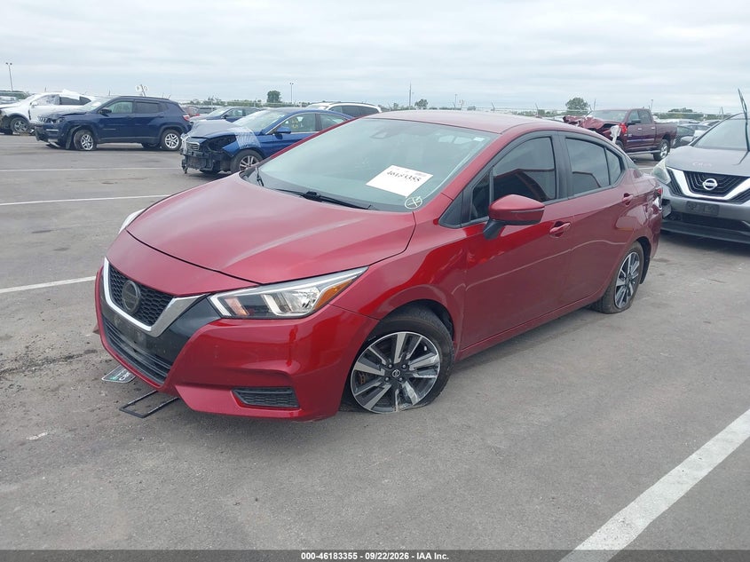 Vin: 3n1cn8ev4ll878252, lot: 46683216, nissan versa sv xtronic cvt 20202