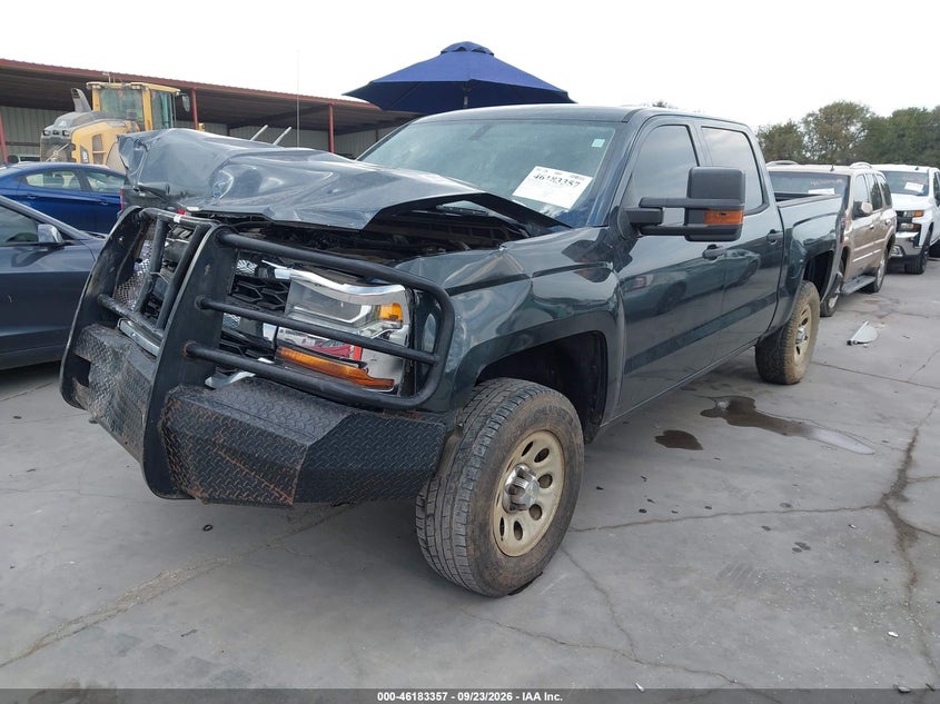 Vin: 3gcuknec5jg419518, lot: 46683217, chevrolet silverado 1500 wt 20182