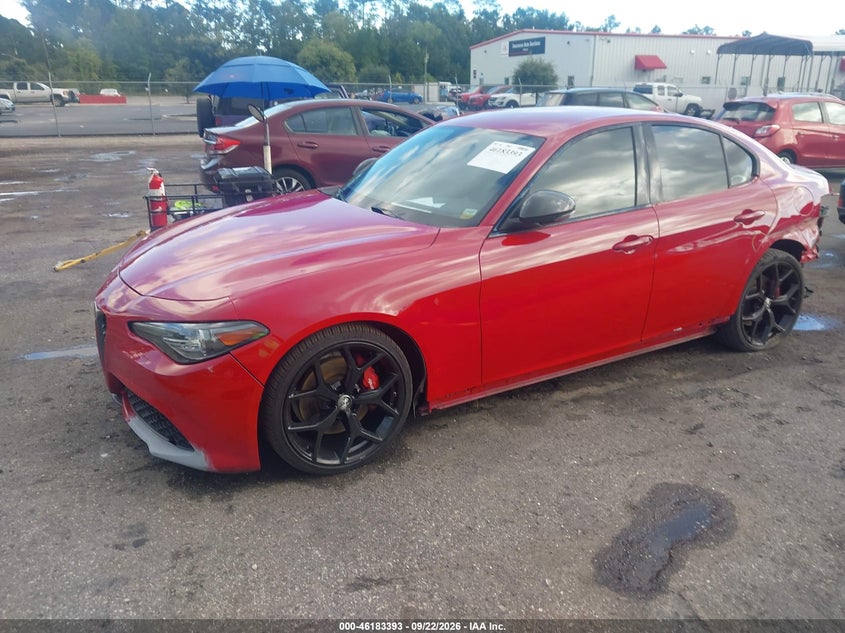 Vin: zarfaman5k7622683, lot: 46683253, alfa romeo giulia sport rwd 20192