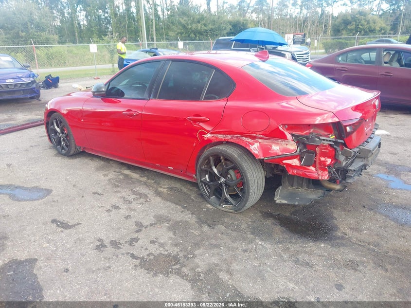 Vin: zarfaman5k7622683, lot: 46683253, alfa romeo giulia sport rwd 20193