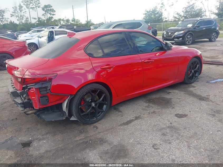Vin: zarfaman5k7622683, lot: 46683253, alfa romeo giulia sport rwd 20194