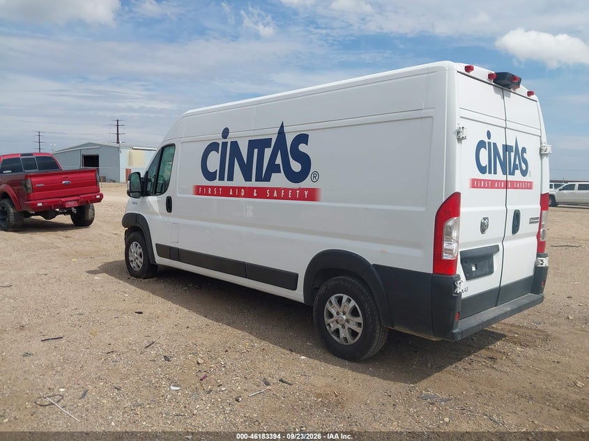Vin: 3c6lrvdg2pe564197, lot: 46683254, ram promaster 2500 high roof 159 wb 20233
