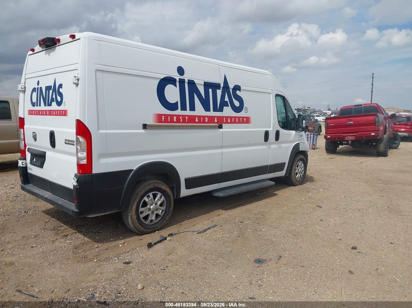 Vin: 3c6lrvdg2pe564197, lot: 46683254, ram promaster 2500 high roof 159 wb 20234