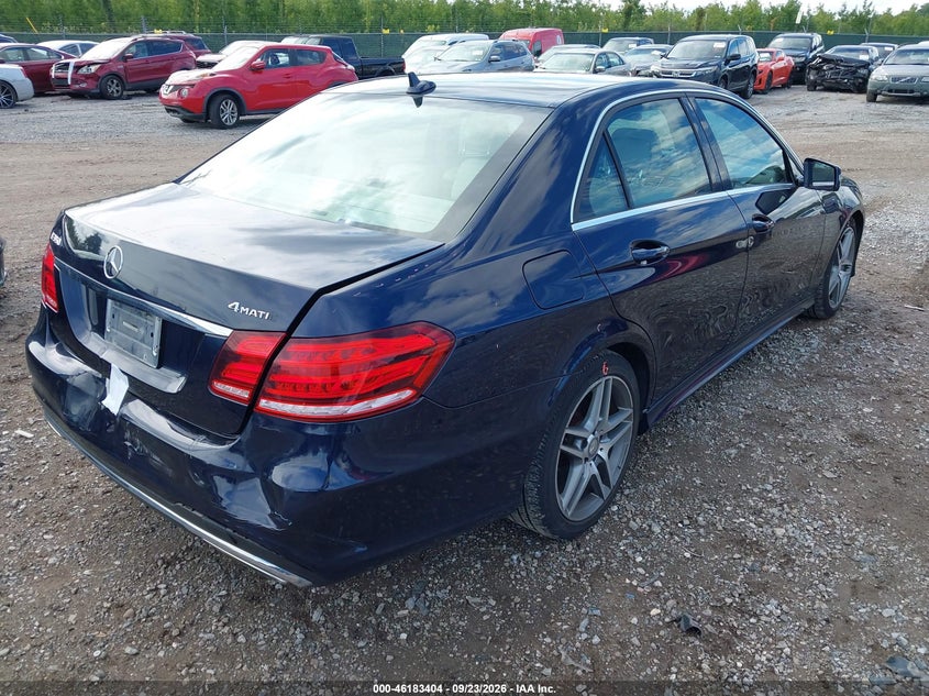 Vin: wddhf8jb9fb105011, lot: 46683264, mercedes-benz e 350 4matic 20154