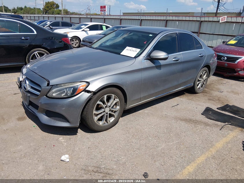 Vin: 55swf4kb4fu036510, lot: 46683289, mercedes-benz c 300 4matic/luxury 4matic/sport 4matic 20152