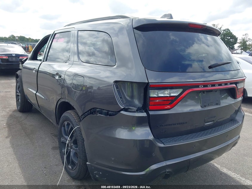 Vin: 1c4rdjdg1kc535994, lot: 46683319, dodge durango gt plus awd 20193