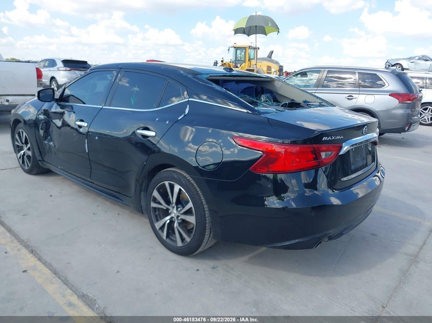 Vin: 1n4aa6ap7gc380839, lot: 46683336, nissan maxima 3.5 sl 20163