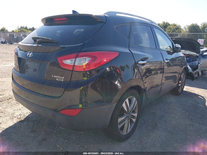 Vin: km8jucagxfu975415, lot: 46683340, hyundai tucson limited 20154