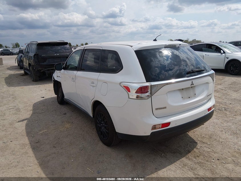Vin: ja4ad2a34ez010265, lot: 46683341, mitsubishi outlander es 20143