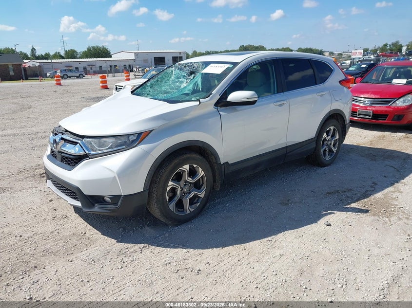 2019 Honda Cr-V Ex, Right Front, IAAI, VIN 5J6RW1H53KA043427 — photo 2