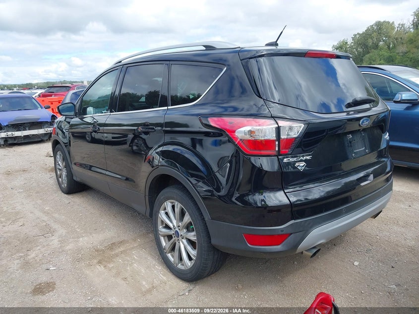 Vin: 1fmcu9j91hue88913, lot: 46683369, ford escape titanium 20173