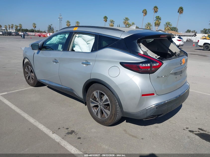 Vin: 5n1az2bj9pc126115, lot: 46683386, nissan murano sv fwd 20233