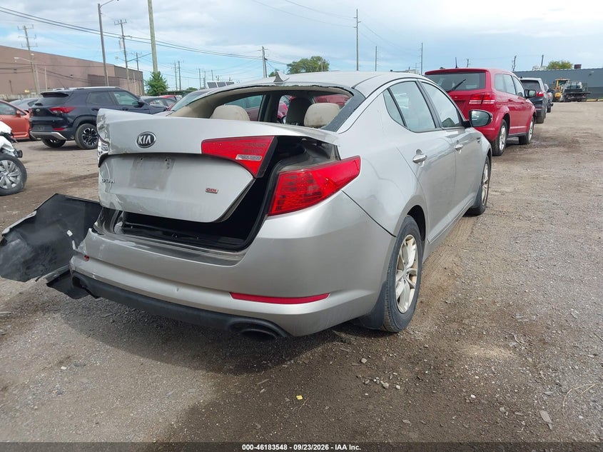 Vin: knagm4a70d5312153, lot: 46683408, kia optima lx 20134