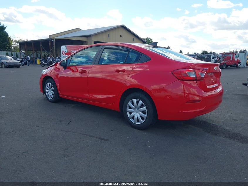 Vin: 1g1bc5sm8j7208075, lot: 46683414, chevrolet cruze ls auto 20183