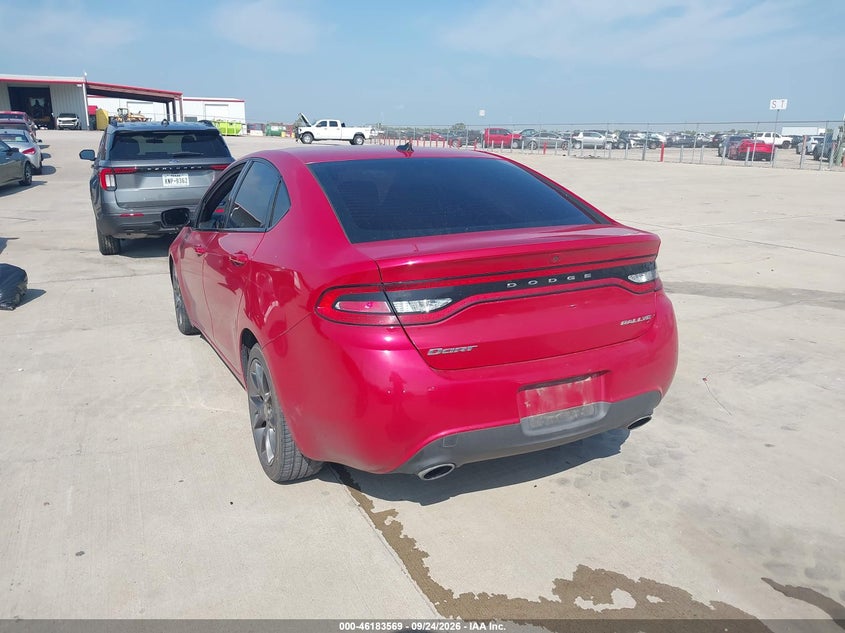 Vin: 1c3cdfbb0ed767225, lot: 46683429, dodge dart sxt 20143