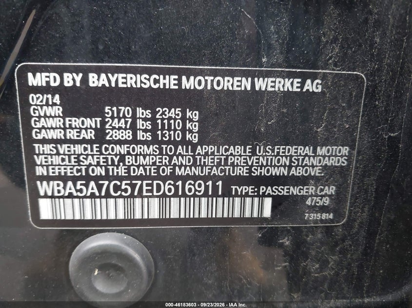 2014 BMW 528I XDRIVE · Фото 9