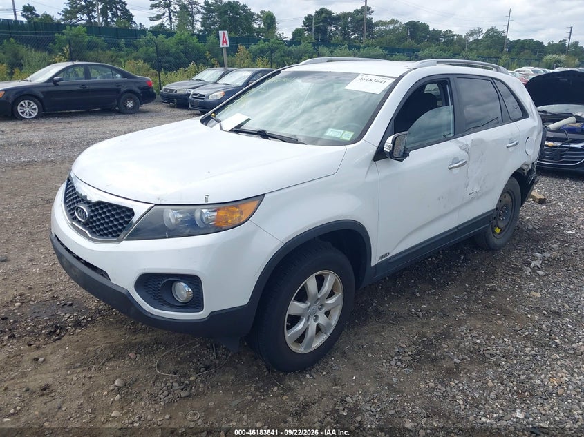 Vin: 5xyktca66dg416039, lot: 46683501, kia sorento lx 20132