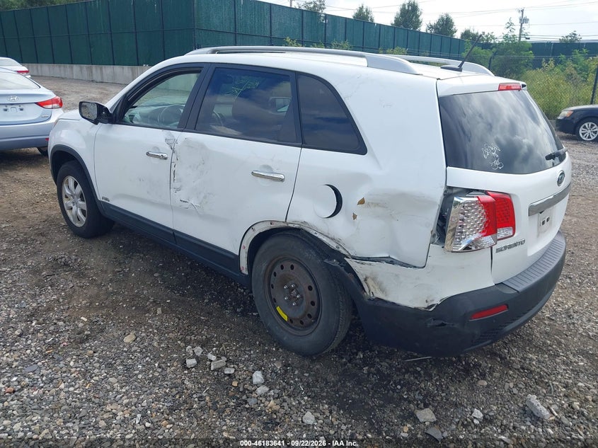 Vin: 5xyktca66dg416039, lot: 46683501, kia sorento lx 20133
