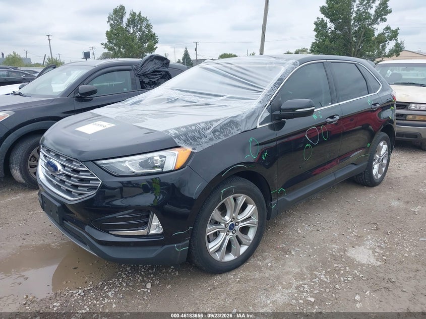 Vin: 2fmpk4k94nba14965, lot: 46683516, ford edge titanium 20222