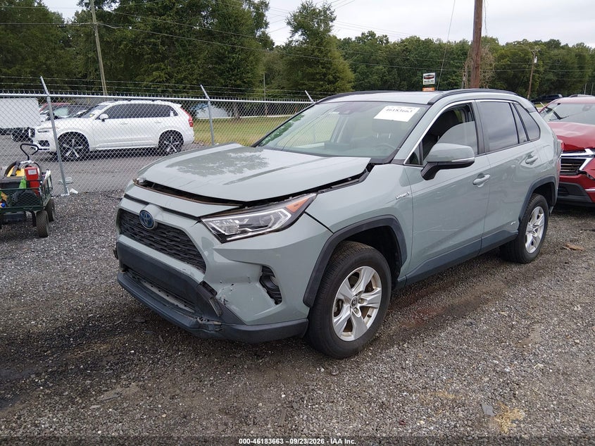 Vin: jtmrwrfv5ld062472, lot: 46683523, toyota rav4 hybrid xle 20202