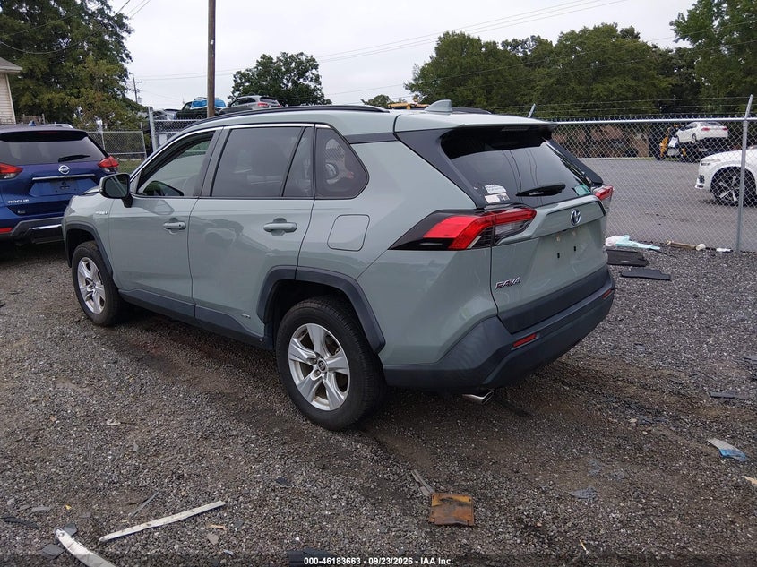 Vin: jtmrwrfv5ld062472, lot: 46683523, toyota rav4 hybrid xle 20203