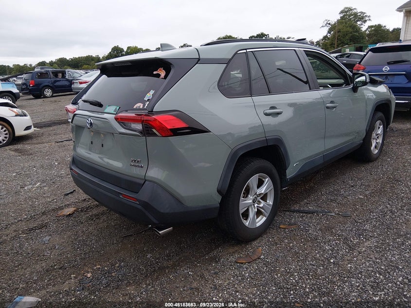 Vin: jtmrwrfv5ld062472, lot: 46683523, toyota rav4 hybrid xle 20204