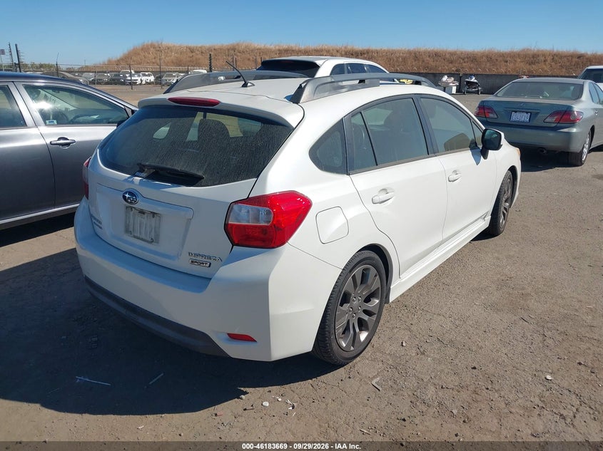 Vin: jf1gpal66e8319269, lot: 46683529, subaru impreza 2.0i sport premium 20144