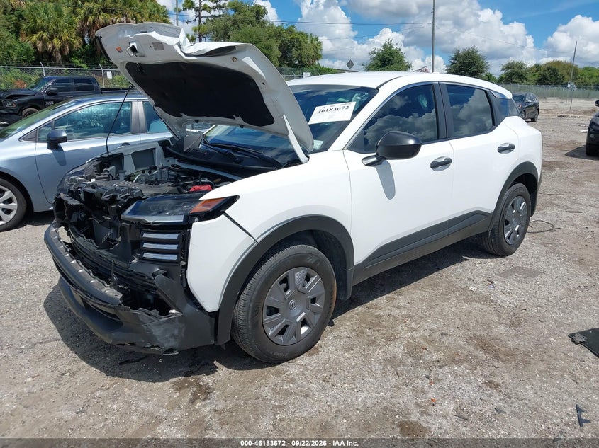 Vin: 3n8ap6ba1sl325209, lot: 46683533, nissan kicks s fwd 20252