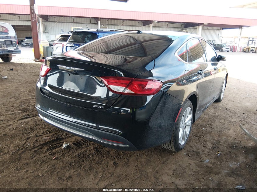 Vin: 1c3cccab2fn627191, lot: 46683540, chrysler 200 limited 20154