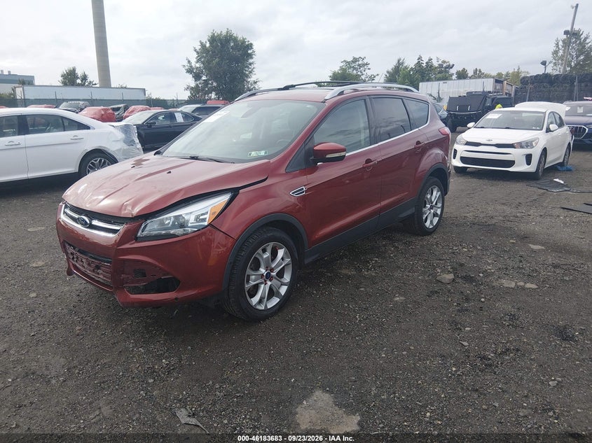 Vin: 1fmcu9j99fua98428, lot: 46683543, ford escape titanium 20152