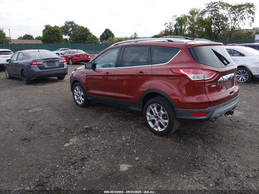Vin: 1fmcu9j99fua98428, lot: 46683543, ford escape titanium 20153