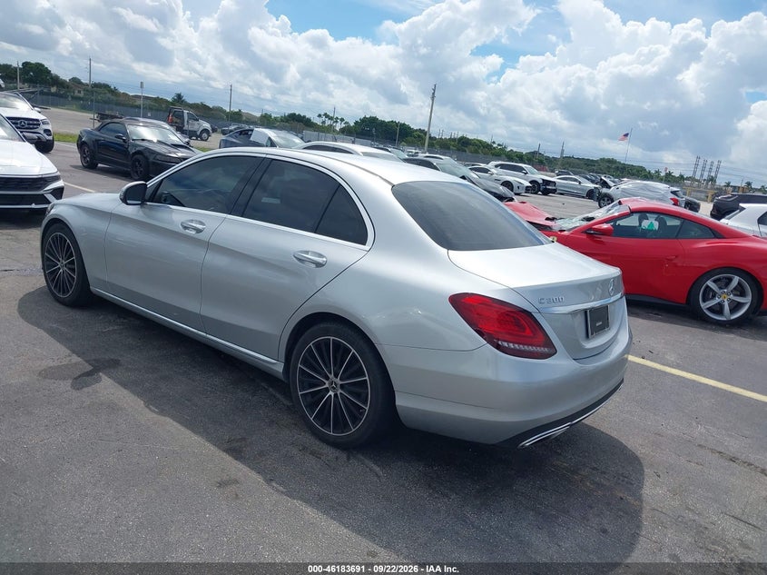 Vin: w1kwf8db2mr650720, lot: 46683551, mercedes-benz c 300 sedan 20213