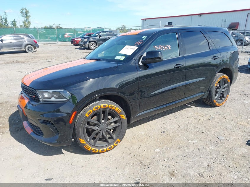 Vin: 1c4rdjdg6sc542973, lot: 46683558, dodge durango gt awd 20252
